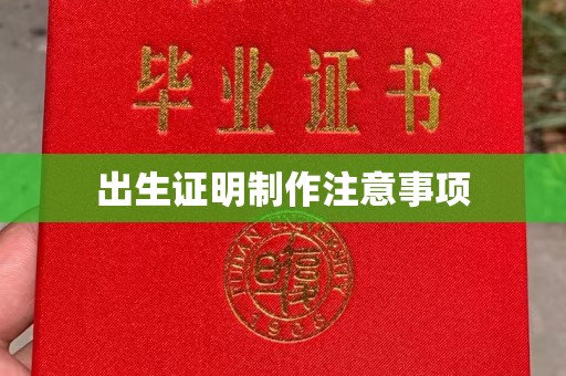 员山出生证明制作注意事项