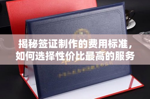 员山揭秘签证制作的费用标准，如何选择性价比最高的服务？