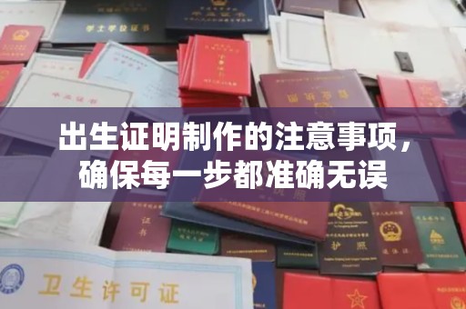 员山出生证明制作的注意事项，确保每一步都准确无误
