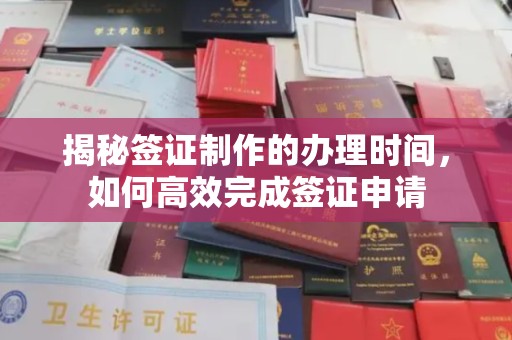 员山揭秘签证制作的办理时间，如何高效完成签证申请